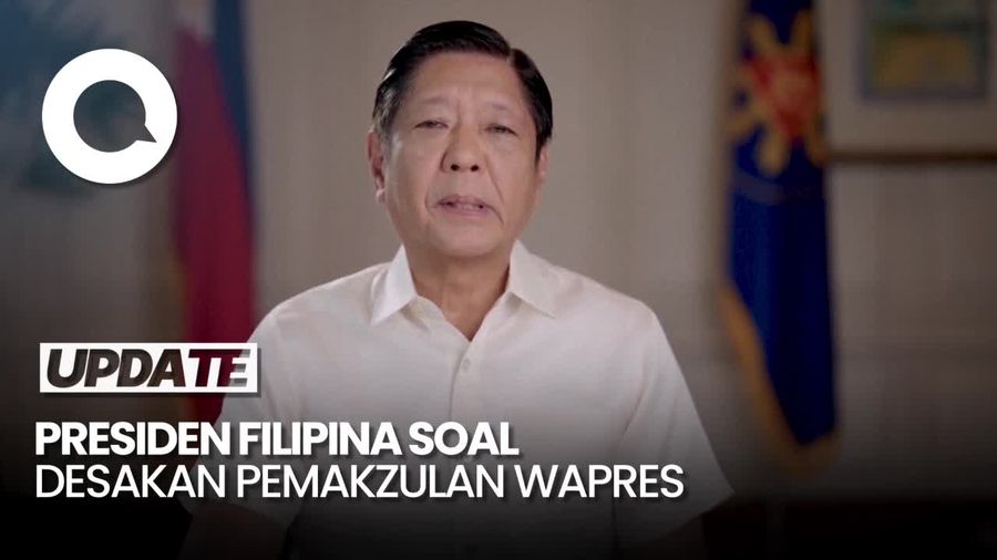 Video Presiden Filipina soal Desakan Pemakzulan Wapres: Buang-buang Waktu