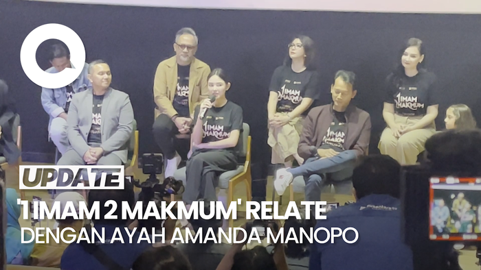 Video: Amanda Manopo Lihat Sosok Ayahnya di Film 1 Imam 2 Makmum