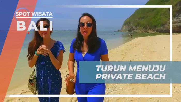 Turun Ke Private Beach dengan Inclinator di Bali