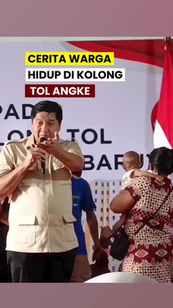 Video: Cerita Warga Ada yang Sudah 3 Generasi Hidup di Kolong Tol Angke