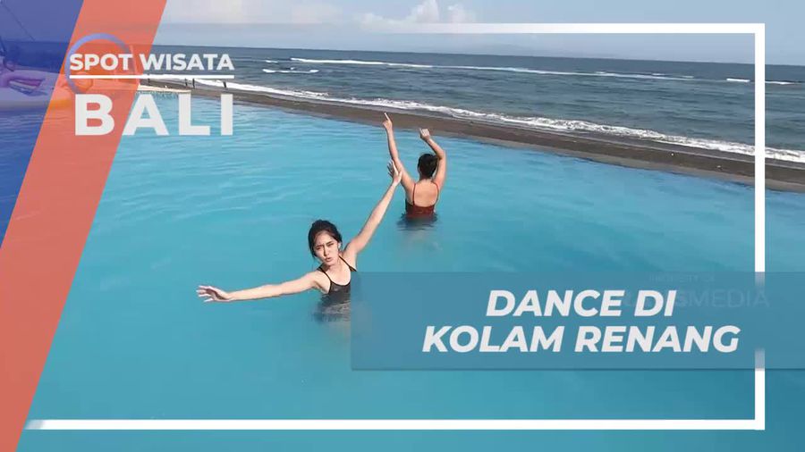 Menari dan Nikmati Suasana Santai di Kolam Renang Beach Club, Bali