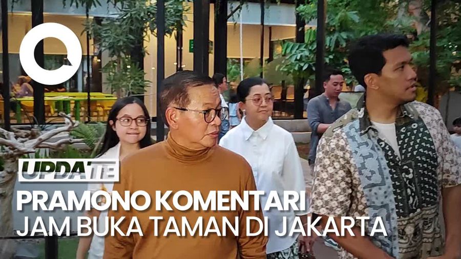 Video Pramono Sorot Jam Buka Taman di Jakarta: Akan Saya Optimalkan