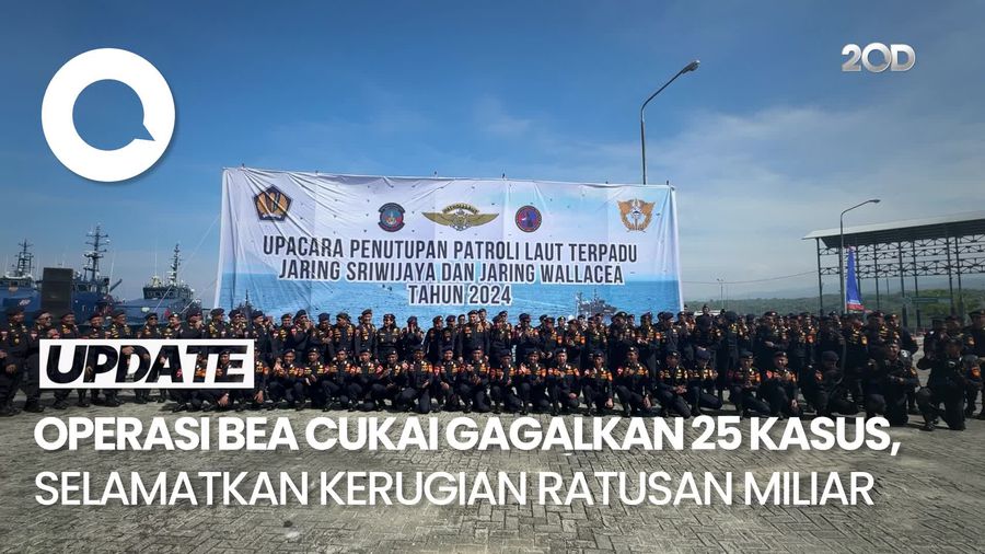 Operasi Laut Terpadu, Bea Cukai Amankan Kerugian Ratusan Miliar