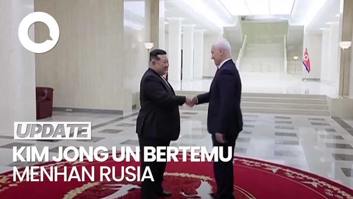 Video: Bertemu Menhan Belousov, Kim Jong Un Bersumpah Korut Selalu Dukung Rusia