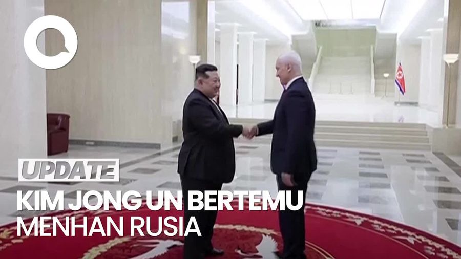 Video: Bertemu Menhan Belousov, Kim Jong Un Bersumpah Korut Selalu Dukung Rusia
