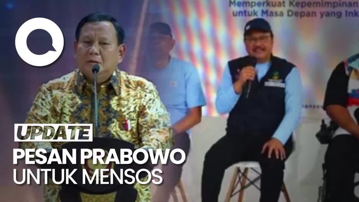 Video Mensos Ungkap Pesan Prabowo: Bekerjalah Berdasarkan Data