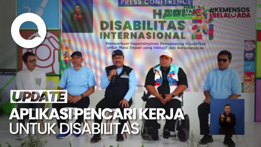 Video: Kemensos Akan Siapkan Aplikasi Pencari Kerja Khusus Disabilitas 