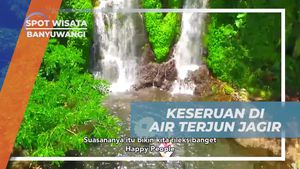 Keseruan Bermain Floaties di Air Terjun Jagir, Banyuwangi
