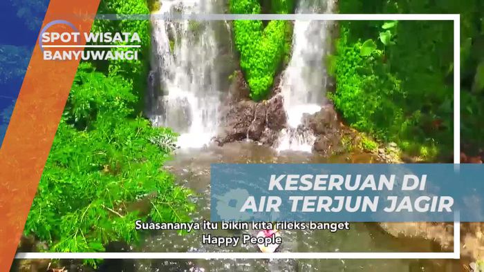 Keseruan Bermain Floaties di Air Terjun Jagir, Banyuwangi