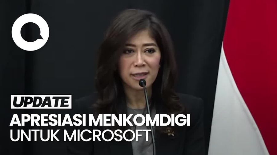 Video Menkomdigi soal Microsoft Investasi Rp 27,6 T: Angka Ini Harus Kita Kawal