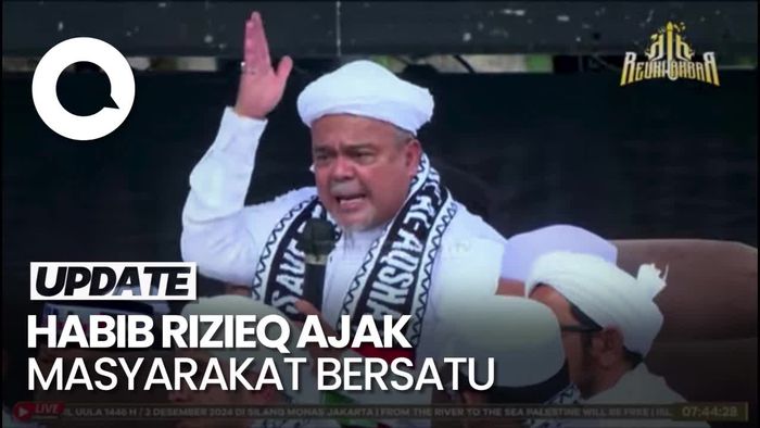Video Rizieq: Pilpres-Pilkada Sudah Selesai, Jangan Mau Lagi Diadu Domba