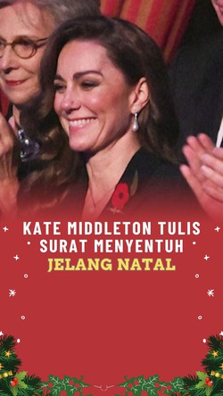 Video: Isi Surat Menyentuh Kate Middleton Jelang Perayaan Natal