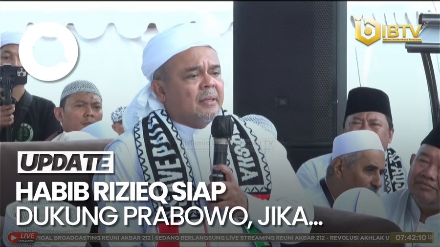 Video: Rizieq Siap Dukung Prabowo Kalau Ajak Bangsa Taat kepada Allah-Rasul