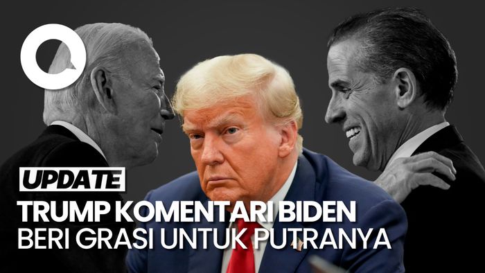 Video Trump soal Biden Beri Grasi untuk Putranya Hunter: Keadilan Telah Gugur!