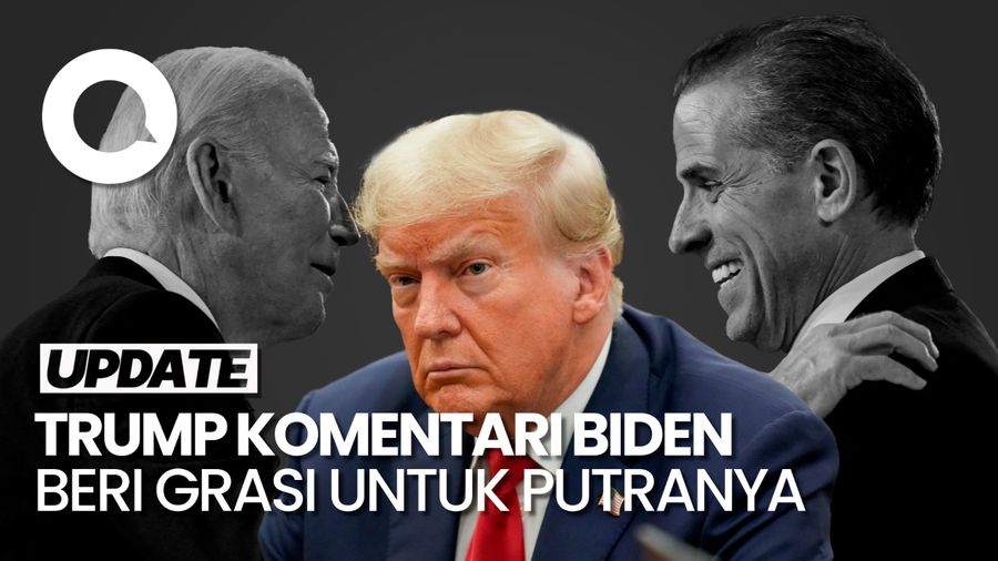 Video Trump soal Biden Beri Grasi untuk Putranya Hunter: Keadilan Telah Gugur!