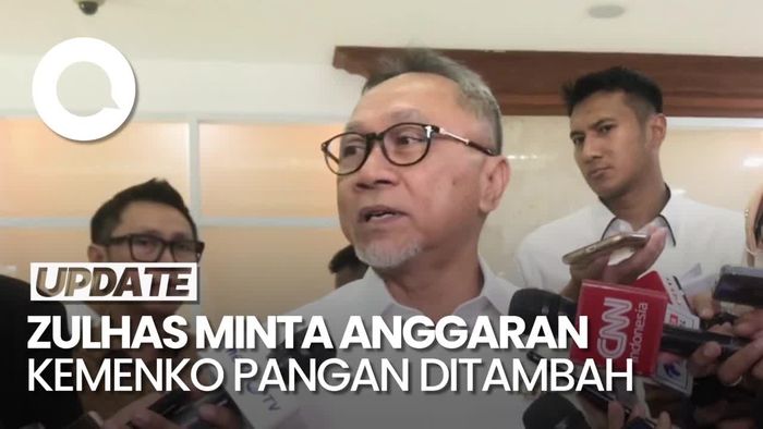 Video: Zulhas Minta Anggaran Swasembada Pangan Naik Jadi Rp 550 M