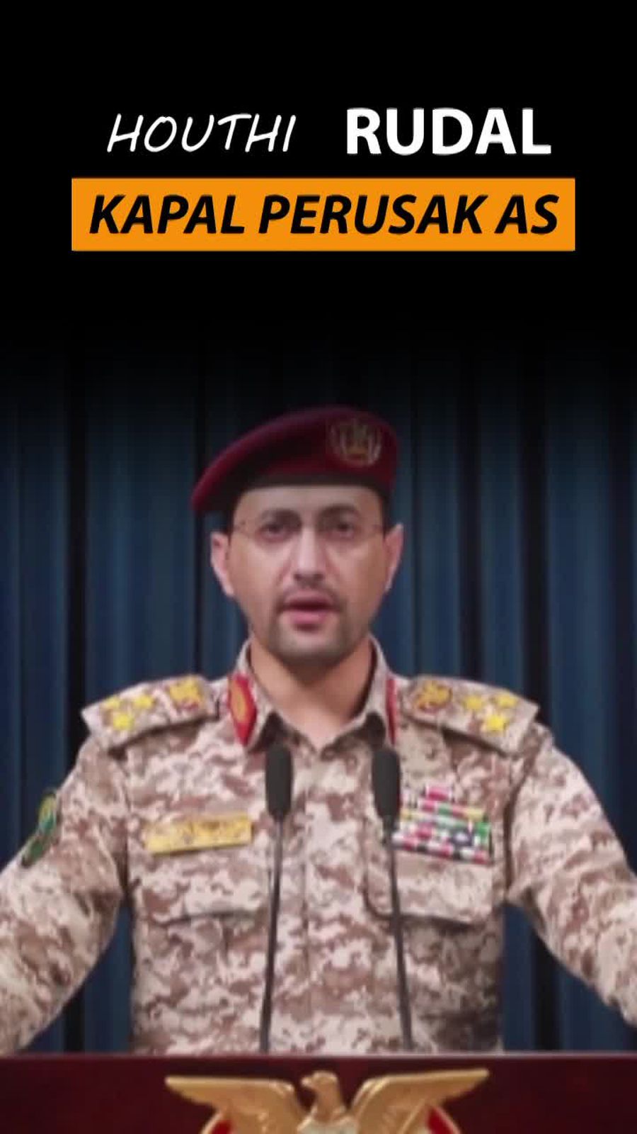 Video Houthi Rudal 4 Kapal AS di Laut Arab dan Teluk Aden