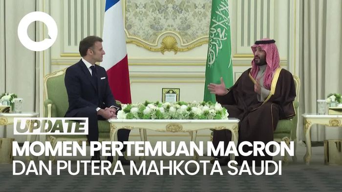 Video: Macron Temui Putera Mahkota Arab Saudi, Bahas Kesepakatan Jet Tempur Rafale