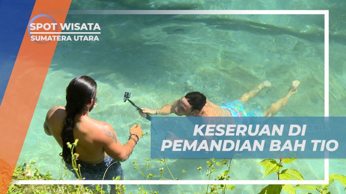Serunya Bermain Air di Pemandian Bah Tio, Sumatera Utara