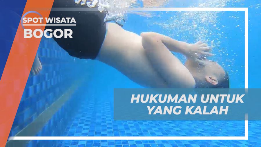 Melakukan Hukuman Unik di Kolam Renang Pelangi Cafe, Bogor