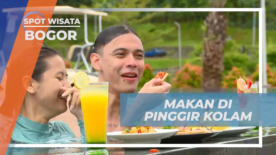 Nikmati Kuliner Lezat Sambil Bersantai di Pinggir Kolam Pelangi Cafe, Bogor