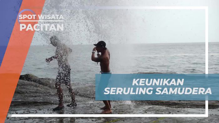 Keajaiban Alam Seruling Samudera di Pantai Klayar, Pacitan