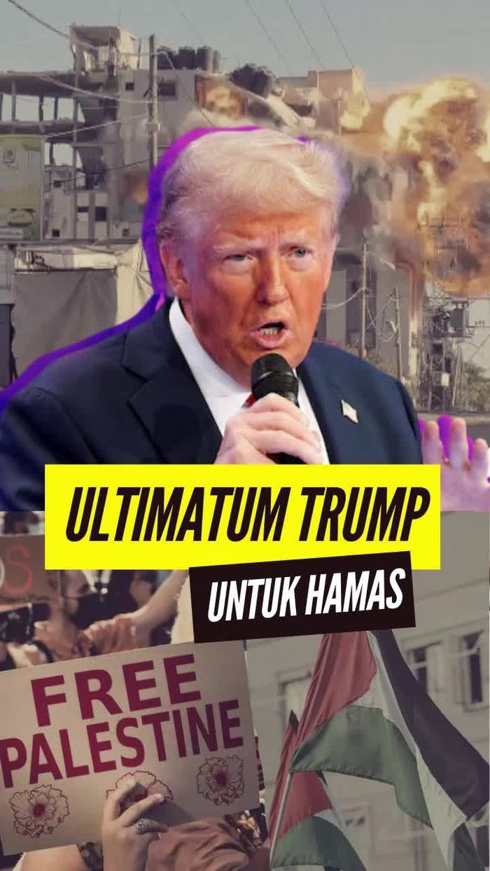 Video Trump Ultimatum Hamas: Bebaskan Sandera Atau Ada Masalah Besar!