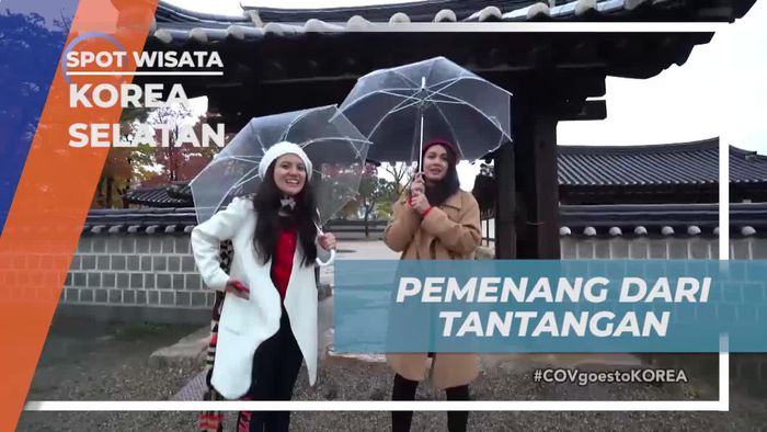 Menentukan Pemenang Tantangan Selfie di Jeonju Hanok Village