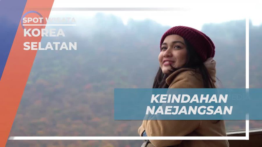 Keindahan Alam dari Puncak Mount Naejangsan, Korea Selatan