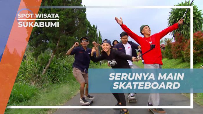 Serunya Bermain Skateboard Bersama Komunitas di Sukabumi