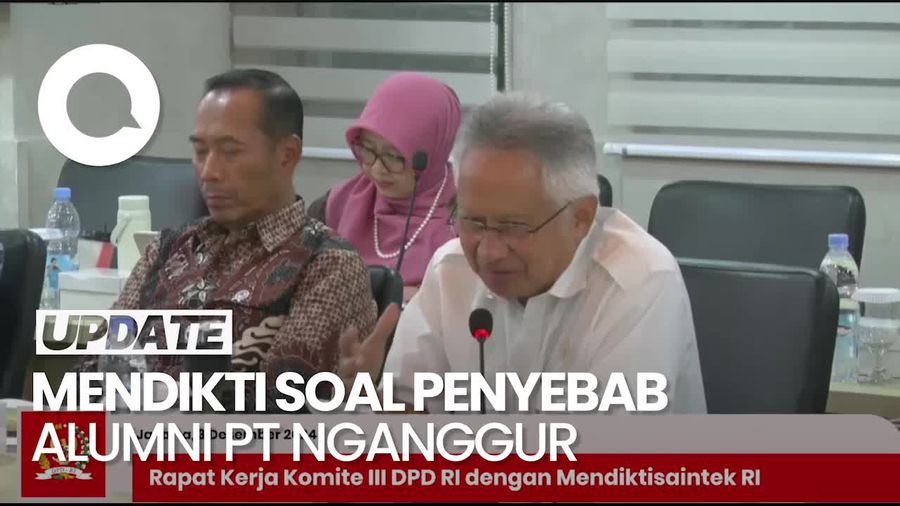 Video: Mendikti soal Banyak Alumni Perguruan Tinggi Nganggur