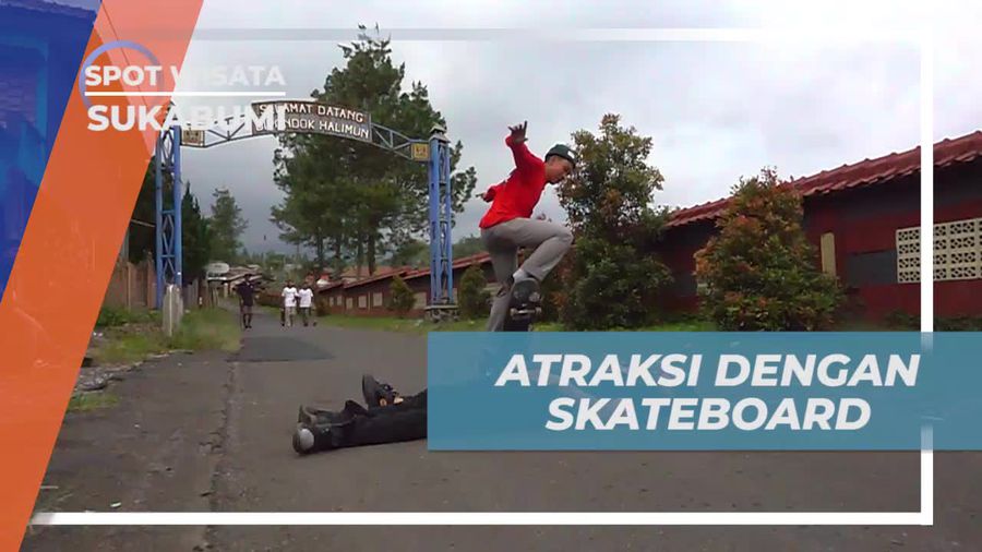 Atraksi Skateboard yang Menegangkan di Sukabumi