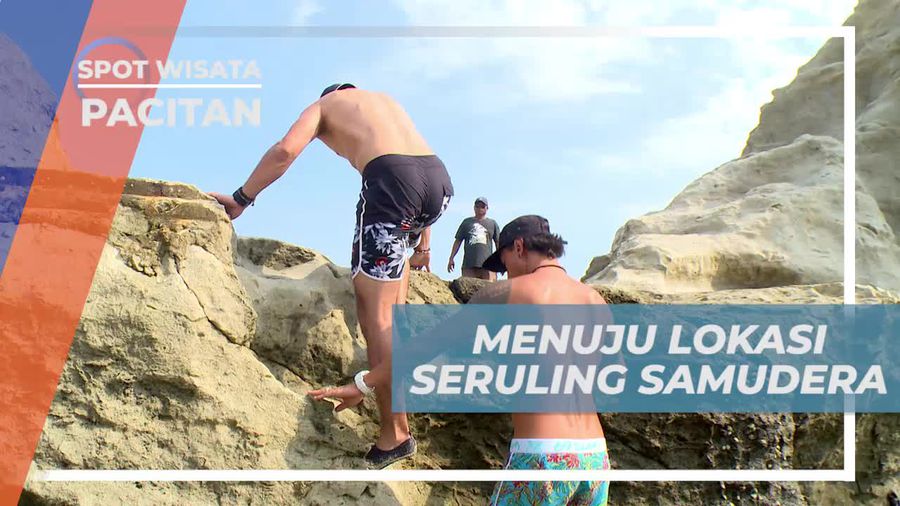 Menjelajahi Seruling Samudera di Pantai Klayar, Pacitan