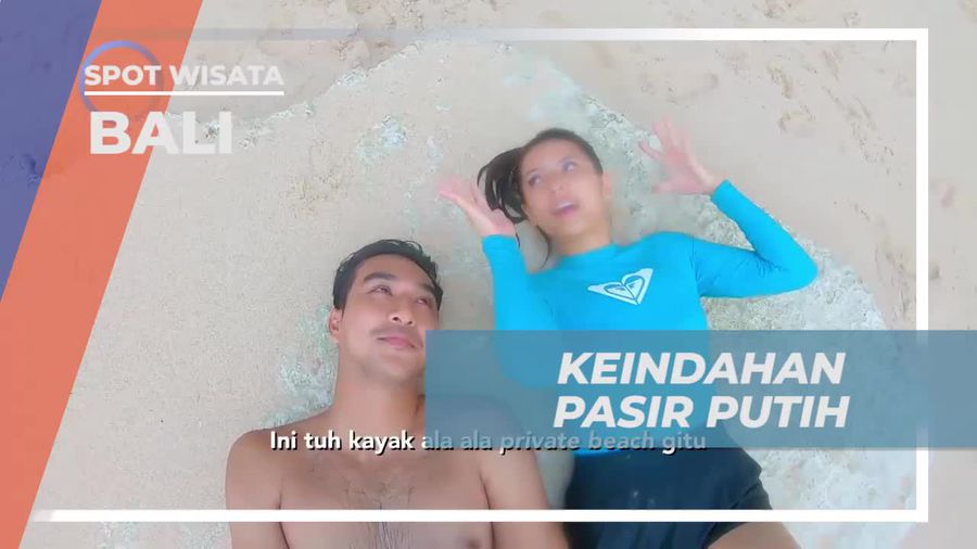 Keindahan Pasir Putih Pantai Suluban, Bali