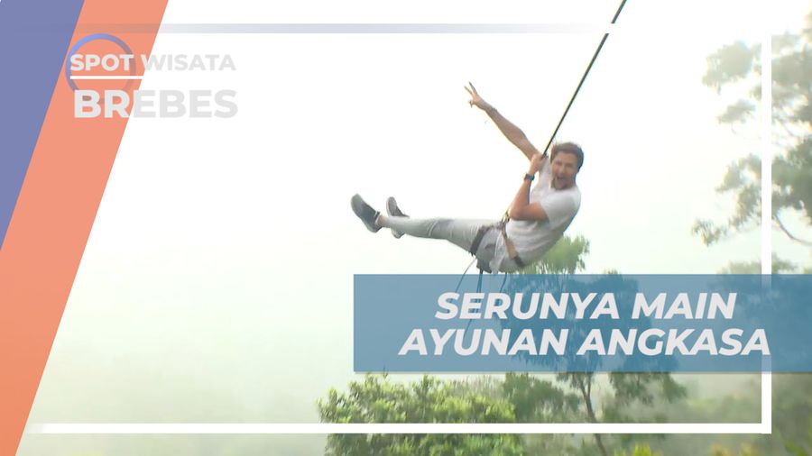 Menikmati Sensasi Wahana Ayunan Angkasa di Kalibaya Park, Brebes