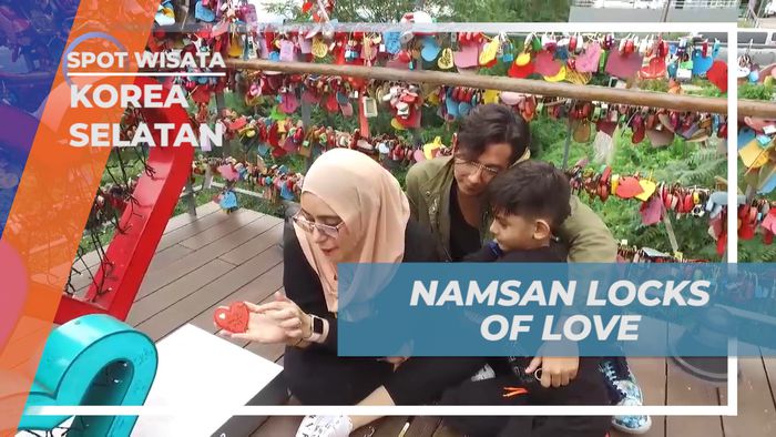 Menggantungkan Harapan di Namsan Locks of Love, Seoul, Korea Selatan