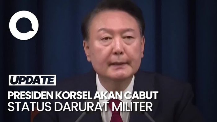 Video: Presiden Korsel akan Cabut Status Darurat Militer, Pasukan Telah Ditarik
