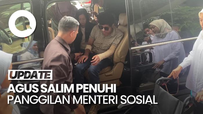 Video Kedatangan Agus Salim untuk Penuhi Panggilan Kemensos Terkait Polemik Donasi