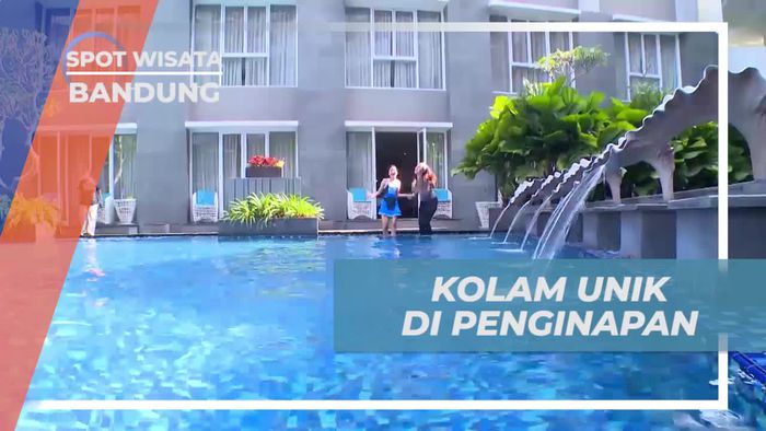 Berenang Pagi Ceria di Kolam Hotel, Bandung