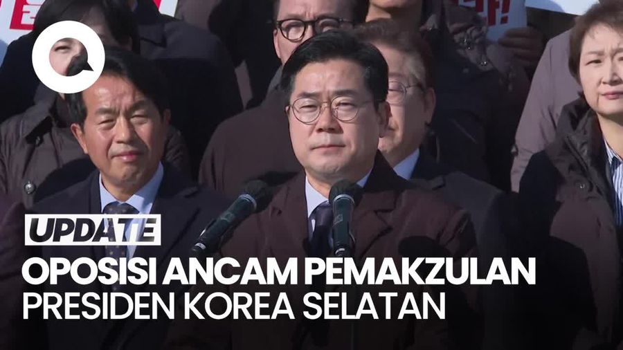 Video: Oposisi Desak Presiden Korsel Mundur, Ancam Pemakzulan