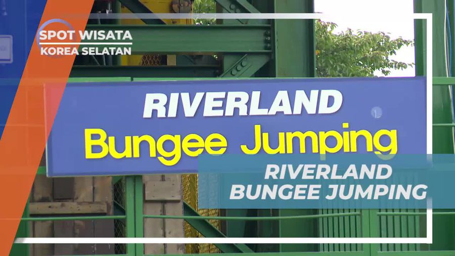 Bungee Jumping Seru di Riverland, Korea Selatan