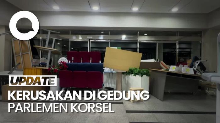 Video: Penampakan Gedung Parlemen Korsel Seusai Protes Darurat Militer 