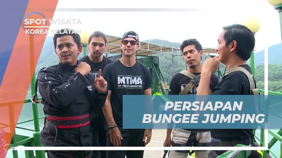 Persiapan Seru Menantang Bungee Jumping, Riverland, Korea Selatan