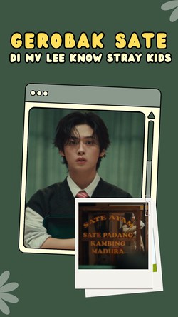 Video: Gerobak Sate Padang-Madura Nongol di Youth Lee Know Stray Kids