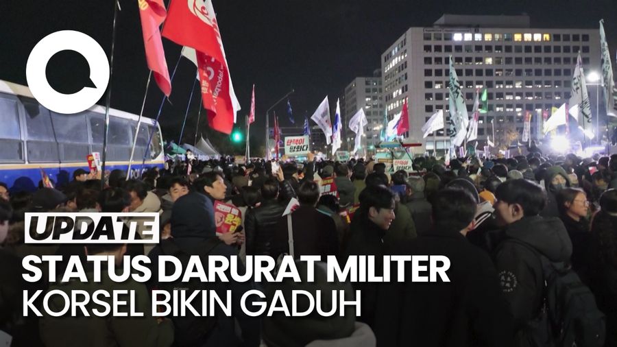 Video: Korea Selatan Mendadak Chaos gegara Presiden Umumkan Darurat Militer