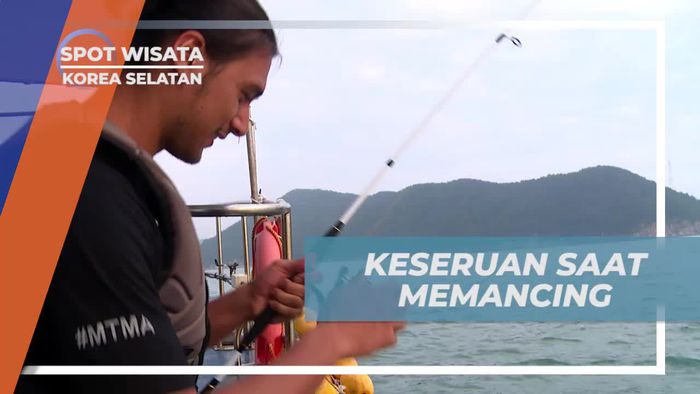Keseruan Memancing di Laut Lepas, Korea Selatan