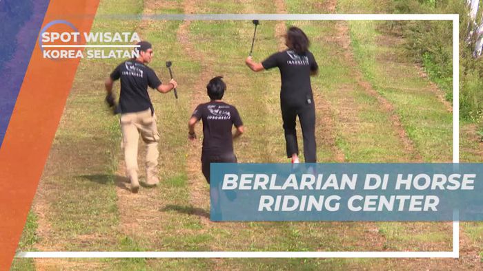 Berlari Seru Menyusuri Horse Riding Center, Korea Selatan
