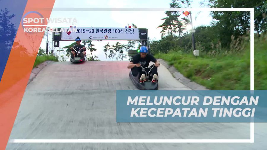 Menguji Adrenalin dengan Meluncur di Track Panjang, Korea Selatan