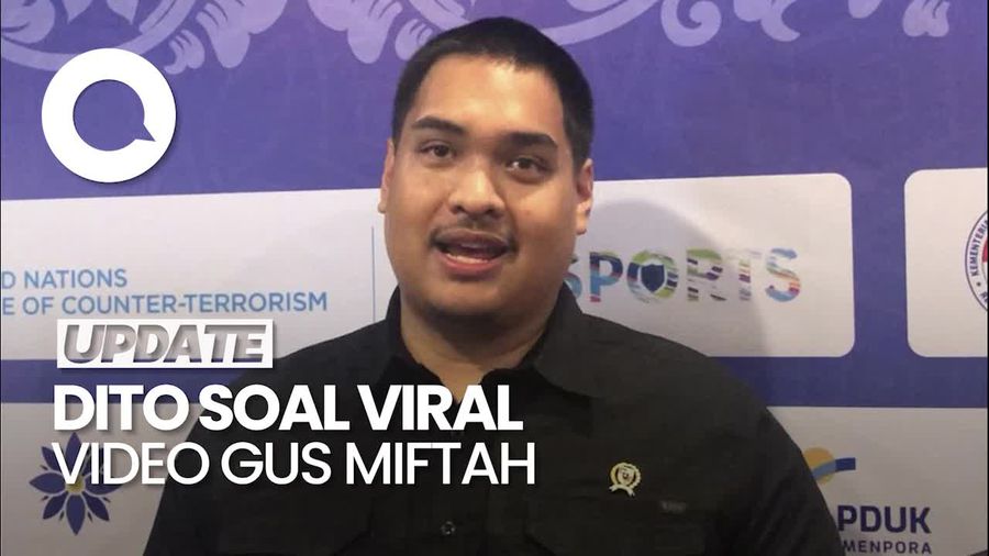 Video: Menpora Dito soal Viral Gus Miftah: Berharap ke Depannya Diperbaiki