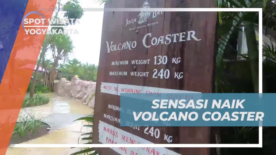 Sensasi Naik Volcano Coaster di Yogya Bay, Yogyakarta